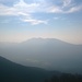 Panoramica dal Monte Crocetta 1117 mt: il Campo dei Fiori tra la foschia, purtroppo, che macchia un pò il belvedere.