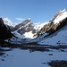 wenig Schnee und wenig Wasser beim Seealpsee