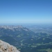 links der Untersberg, rechts davon liegt Salzburg