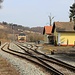 Třebívlice, Bahnhof mit sanierten Gleisanlagen und neuen Signalen