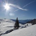 kurze Steilstufe vor Alp Frosen, Blick zur Alp Kamm