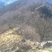 La ripida cresta (la prima parte) del nuovo sentiero della Val Buseggia.