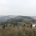 Strážný vrch, Blick zum Havraní vrch (Rabenstein)