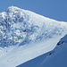 scialpinista solitario in prossimità del colle del Breithorn