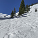 Links oben kommt das Galtjoch ins Bild, rechts die Abendspitze