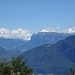Blick in die Dolomiten.