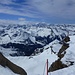 Blick nach Westen zu den Zillertaler Alpen