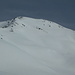 View back to Pischahorn during the descent.