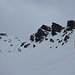 Die rote, meine Variante gilt als Normalroute. Der anspruchsvollere grüne Aufstieg in den Sattel zwischen Sichler und Schottenseehorn wurde heute auch begangen.