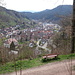 Aussichtsbank oberhalb von Alpirsbach