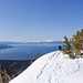 On top of Incline Peak, a marvelous view to Lake Tahoe