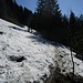 hier hatte es noch mehr Restschnee