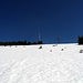 Geschlossene Schneedecke zum Gipfel