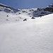 alte Skispuren in diesem hinteren Eck haben uns verleitet dort hoch zu steigen; so gelangt man aber NICHT auf den Gipfel des Grießener Hochbretts!!!