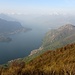 Hazy views over the Lago di Como.