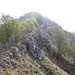 Lungo il sentiero di dorsale verso il Monte Zingla.