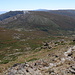 Peña Trevinca - Ausblick am Gipfel in etwa östliche Richtung, wo u. a. die Peña Vidulante (2.053 m) zu sehen ist.