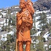 Nice wood statue at the main square of the Kirkwood Ski Resort