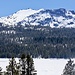 Thimble Peak as seen from Caples Lake, a nice view of the perfect east facing slope