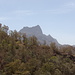 In zunehmend dunstiger Luft ist vom Pico d´Antónia bald nur noch die Silhouette erkennbar.