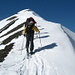 Gipfelgrat zum Mont Avril