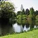 Il laghetto al centro dei Kew Gardens.