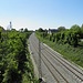 die hier elektrifizierte Strecke München-Lindau