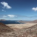 LA GRACIOSA: sulla MONTANA AMARILLA, per ammirare sullo sfondo le altre due isole minori di Lanzarote: MONTANA CLARA e ROQUE DE OESTE