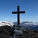 Das neue Gipfelkreuz auf dem Wintergipfel des Rau Stöckli