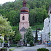 Kirchturm in der Altstadt von Schramberg