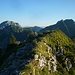 Vom Gipfel geben sich Hoher Straußberg und Branderschrofen die Ehre.