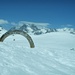 Panoramica sul gruppo del Bernina con a destra i Pizzi Palù