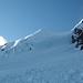 auf dem Doldenhorngletscher, das Ziel zum greifen nah, sind aber noch gut 600Hm