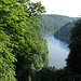 schöner Donaublick vom Michelsberg, einer der wenigen Ausblicke, da der Michelsberg stark bewaldet ist