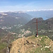 Geschafft! Das Gipfelkreuz des Sasso Gordona auf 1410 Metern Höhe