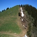 Abstieg von l'Aiguille. 