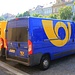 Tschechische Postautos, warum einige blau/gelb, andere gelb/blau sind, weiß ich nicht.