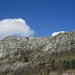 Blick aus dem Val Rosandra zum Monte Stena