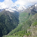Panorama dal Becco della Guardia: la selvaggia Val Gronda.