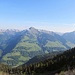 Blick über das Große Walsertal hinweg Richtung Damülser Berge