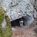 Das erste Tunnel, eingangs höhenmässig noch ausbaufähig.