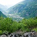 Panoramica sulla bassa Leventina, Bodio e Giornico più su