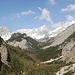 traumhafter Halltalblick im Anstieg zur Alpensöhnehütte