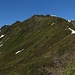 Am Steinernen Mandl setzt der Ostgrat des Lämpersberges an: zunächst ein breiter Rücken, wird er später im Gipfelbereich durchaus respektvoll schmal werden.