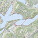GPS-Tracks der ganzen Seeumrundung.