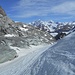 Abfahrtskänel am Gletscherende