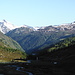 View towards Davos before the start of the hike.