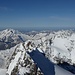 Gipfelblick zum Monte Disgrazia, der ab Maloja auch mit Skiern besucht werden kann.