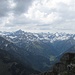 Nochmals: Gipfelgewusel der Allgäuer Alpen. Ebenfalls unverkennbar: Der Hochvogel