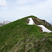Blick vom Südgrat zurück zum Gipfel